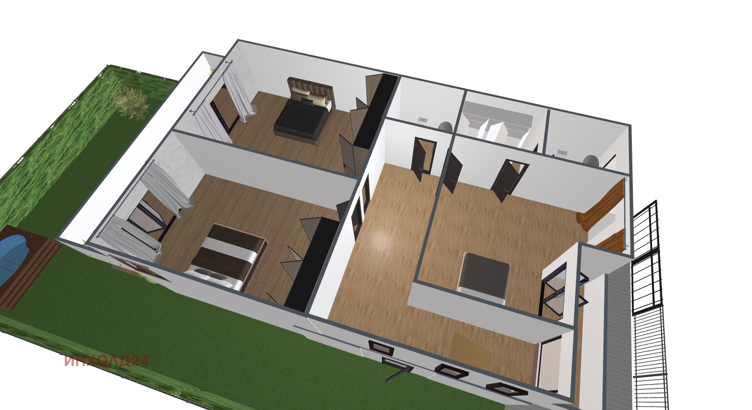 Продава КЪЩА, гр. София, с. Казичене, снимка 14 - Къщи - 53870927