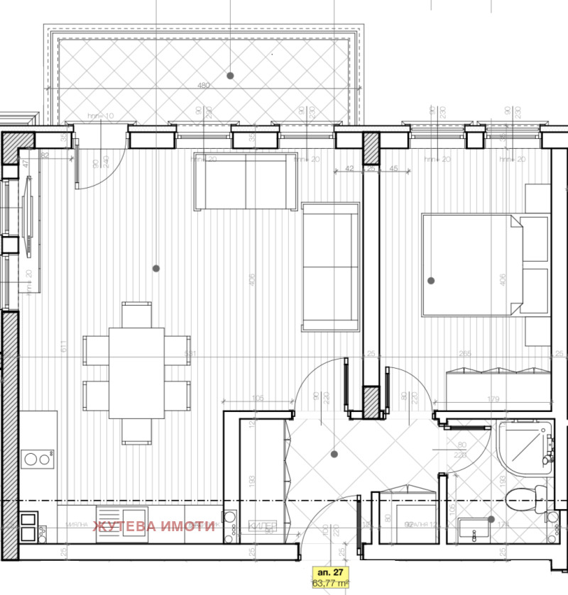 Til salg  1 soveværelse region Plovdiv , Karlovo , 76 kvm | 71270064 - billede [17]