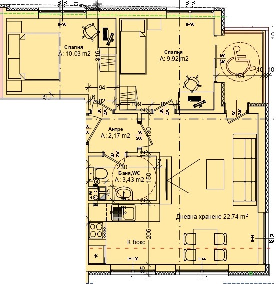 Продава 3-СТАЕН, гр. Бургас, Зорница, снимка 7 - Aпартаменти - 47028340