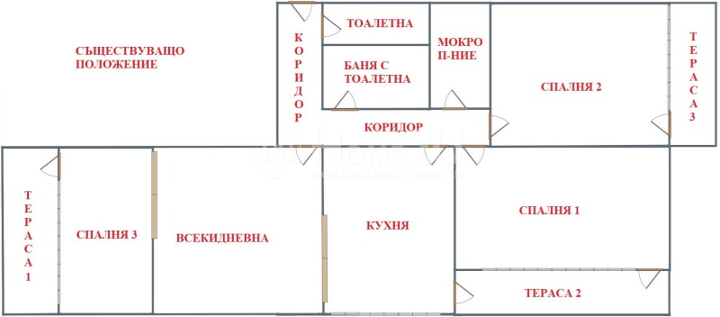 Till salu  2 sovrum Sofia , Hipodruma , 96 kvm | 95036095 - bild [2]