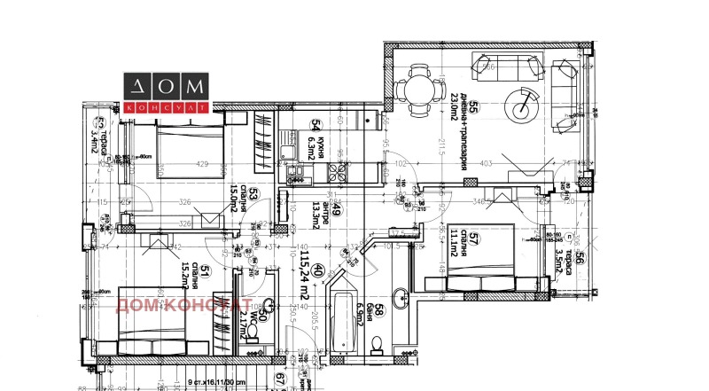 Продава  4-стаен град София , Кръстова вада , 138 кв.м | 43761758 - изображение [17]