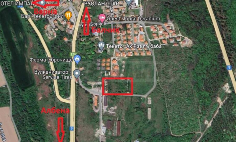 Продава ПАРЦЕЛ в област Добрич, с. Оброчище - 7540 кв.м / 180 000 € » 352 049.40 лв., СУПРИММО ОФИСИ В СТРАНАТА