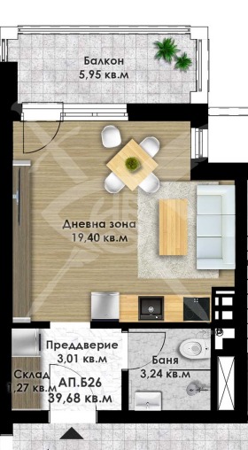 Продажба на едностайни апартаменти в град Пловдив — страница 15 - изображение 18 