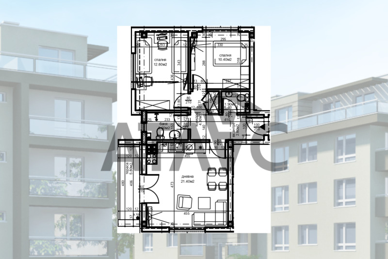 Продава  3-стаен град Пловдив , Христо Смирненски , 92 кв.м | 99772358