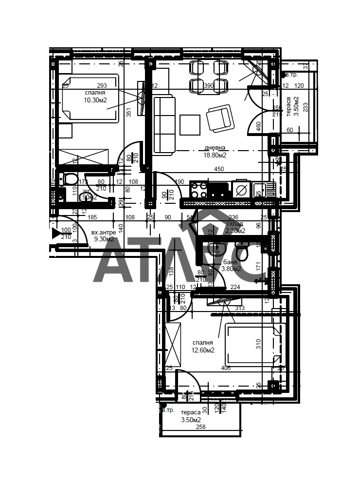 Продава 3-СТАЕН, гр. Пловдив, Христо Смирненски, снимка 2 - Aпартаменти - 49545899