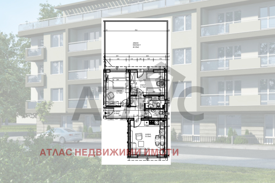 Продава 3-СТАЕН, гр. Пловдив, Христо Смирненски, снимка 2 - Апартаменти - 49545899