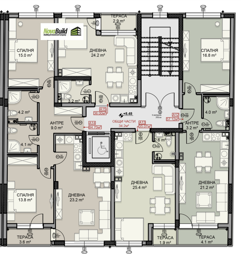 Zu verkaufen  Studio Sofia , Darweniza , 51 qm | 24948210 - Bild [2]