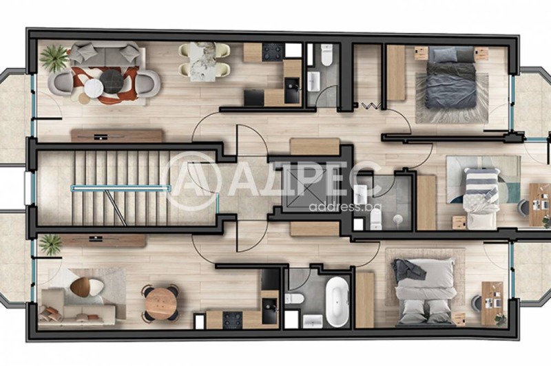 Продава МНОГОСТАЕН, гр. София, Център, снимка 3 - Апартаменти - 52846069