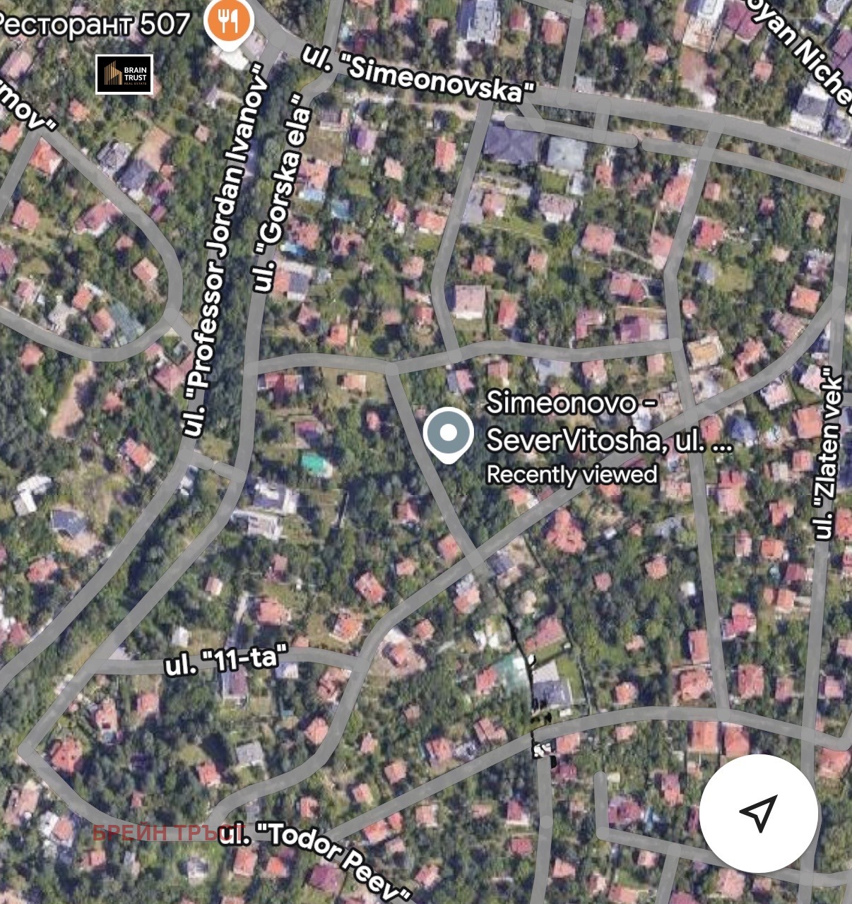 Продава ПАРЦЕЛ, гр. София, в.з.Симеоново - Драгалевци