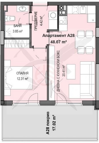 Продава  2-стаен град София , Кръстова вада , 72 кв.м | 46846203