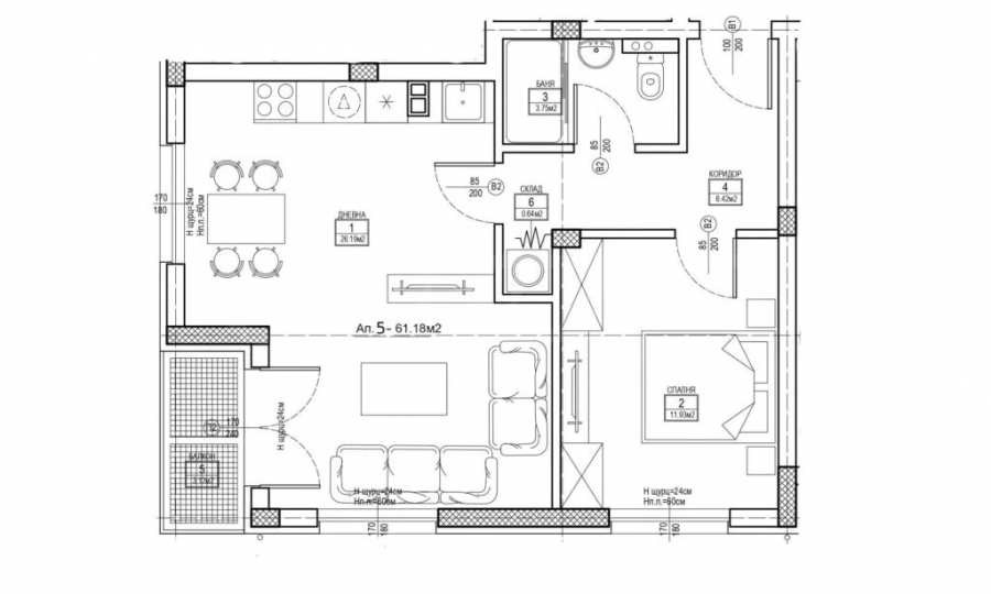 Продава 2-СТАЕН, гр. София, Орландовци, снимка 3 - Апартаменти - 55915198
