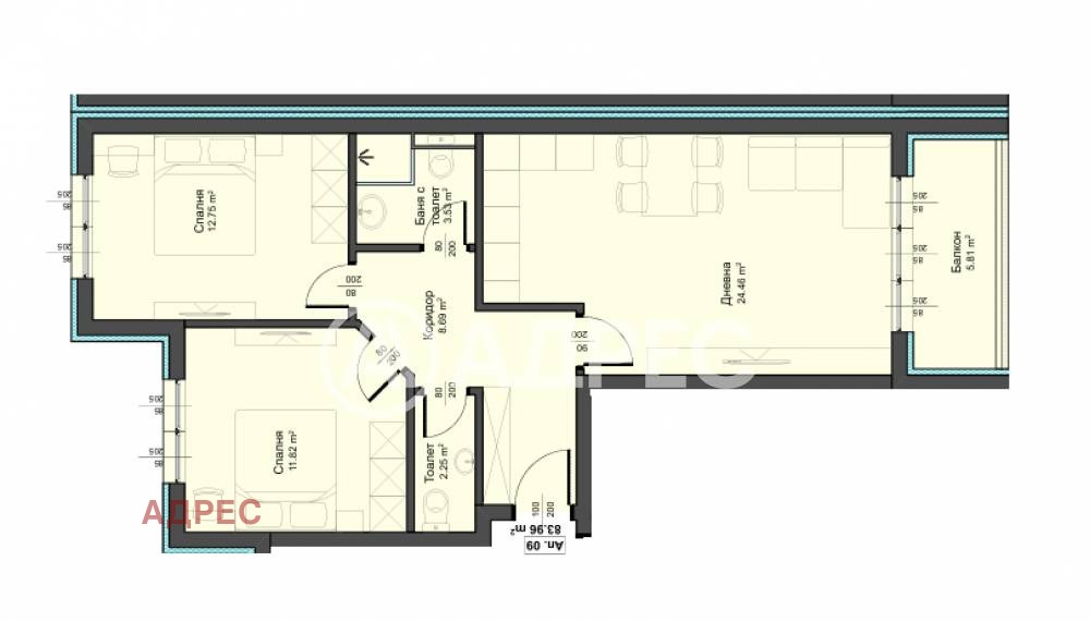 Продава 3-СТАЕН, гр. Варна, Аспарухово, снимка 4 - Апартаменти - 54330143