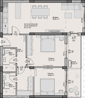 Продава 3-стаен град Пловдив Христо Смирненски - [1] 