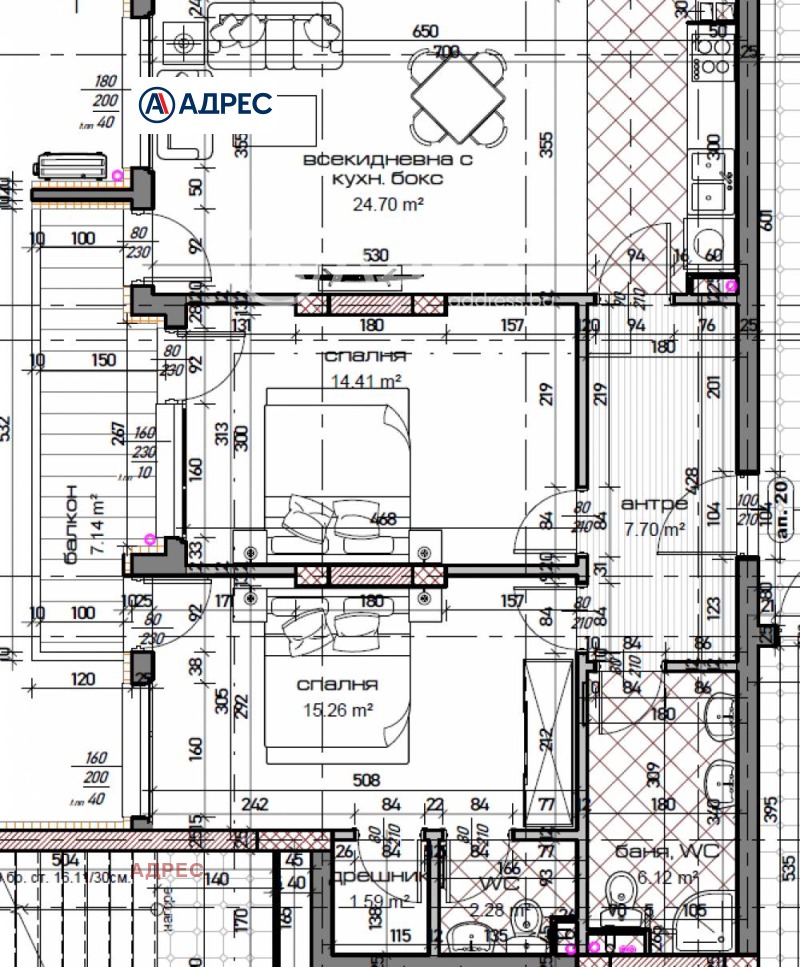 À venda  2 quartos Varna , Mladost 1 , 114 m² | 51210540