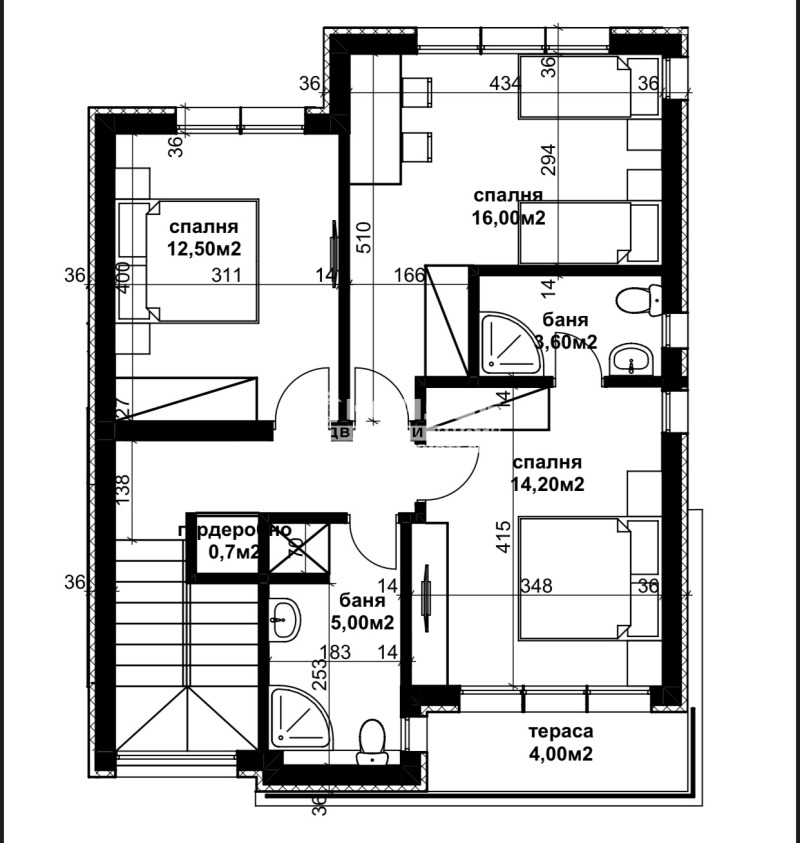 Продава КЪЩА, с. Марково, област Пловдив, снимка 4 - Къщи - 48499099