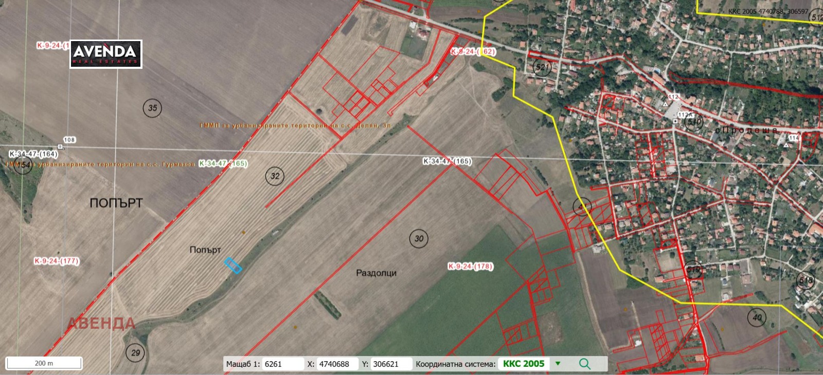 Продава ПАРЦЕЛ, с. Пролеша, област София област, снимка 2 - Парцели - 56598387
