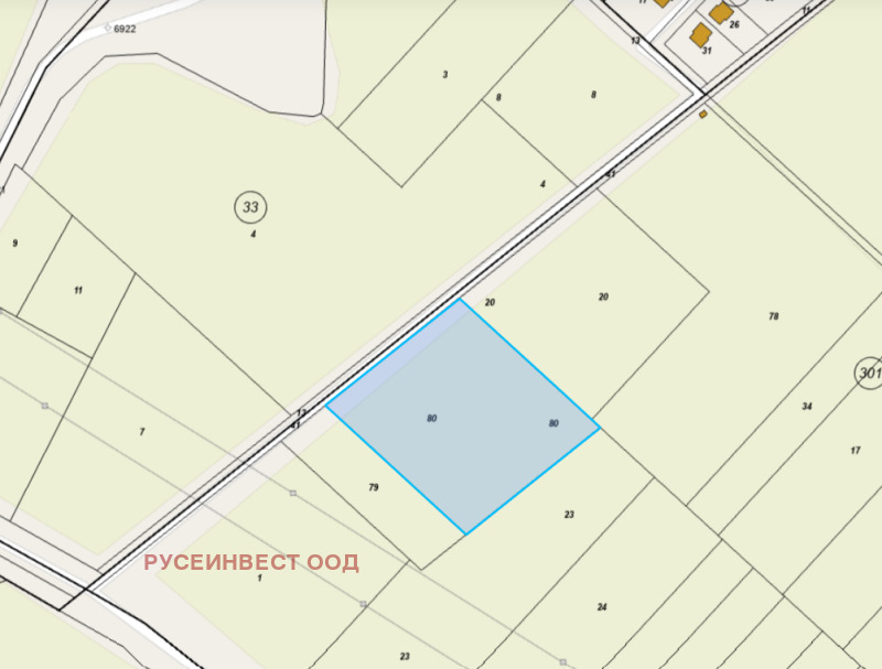 Продава ПАРЦЕЛ в град Русе, в.з. Русофили - 9000 кв.м / 198 000 € » 387 254.34 лв., РУСЕИНВЕСТ ООД