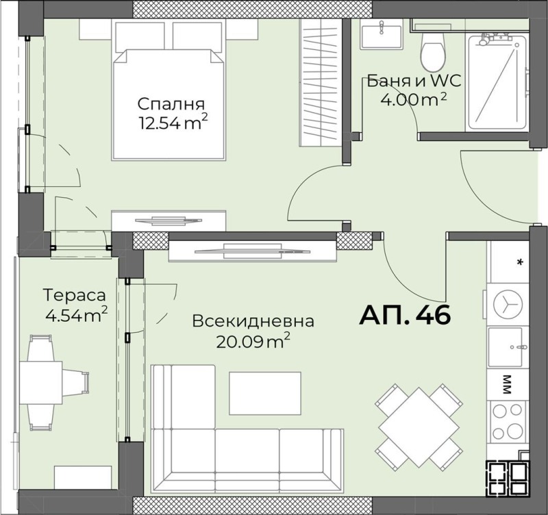 Продава 2-СТАЕН, гр. Пловдив, Христо Смирненски, снимка 6 - Aпартаменти - 47705306