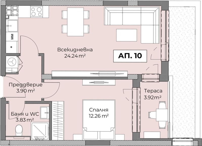 Продава 2-СТАЕН, гр. Пловдив, Христо Смирненски, снимка 4 - Aпартаменти - 47705306