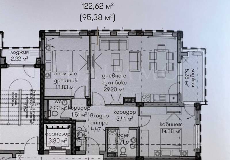 Продава  3-стаен град София , Драгалевци , 123 кв.м | 12518830 - изображение [9]