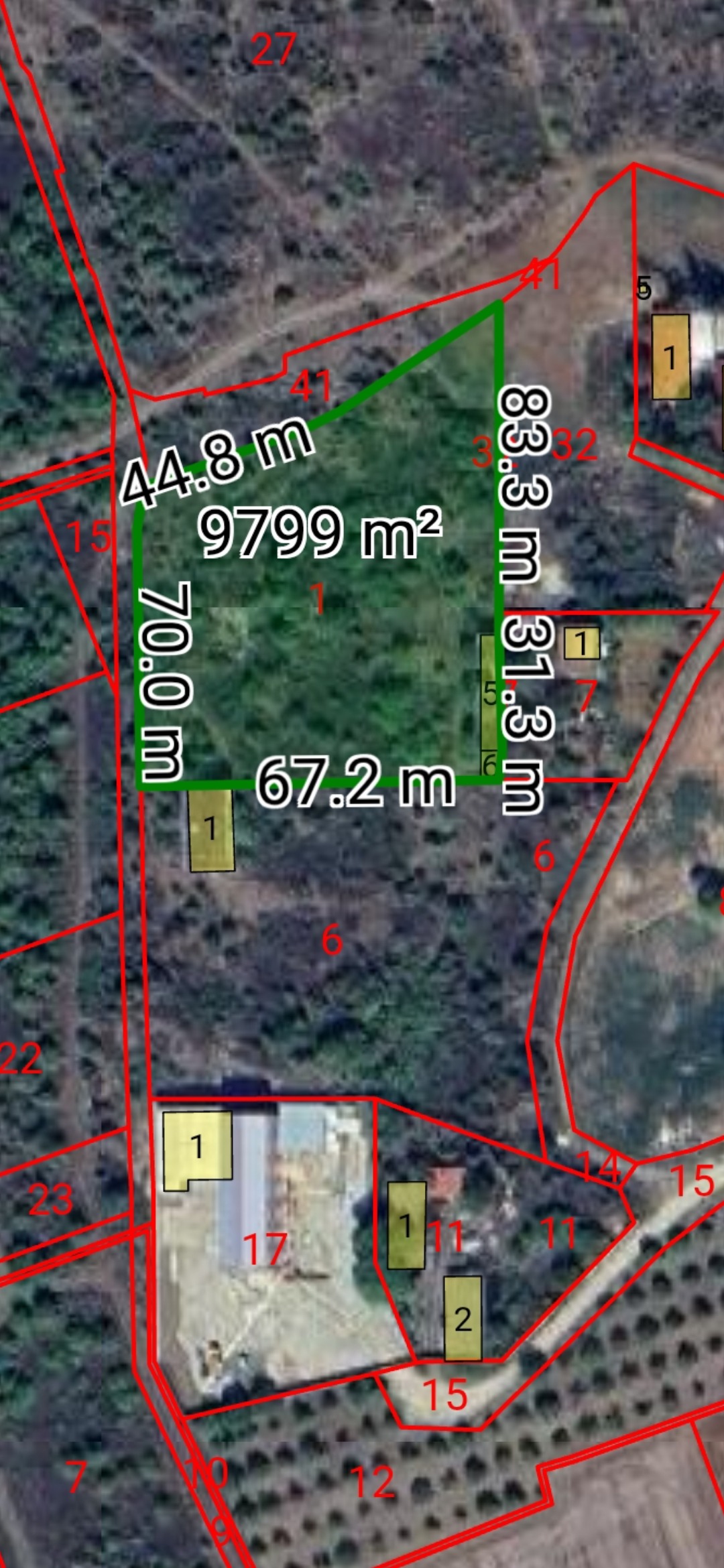Продава ПАРЦЕЛ, с. Хрищени, област Стара Загора, снимка 4 - Парцели - 55106617