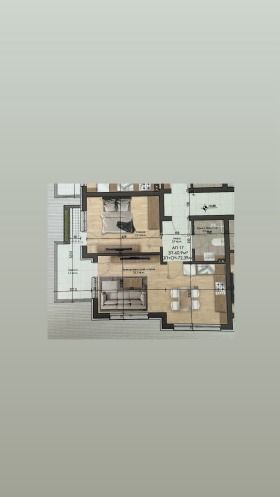 Продава 2-стаен област Пазарджик гр. Велинград - [1] 