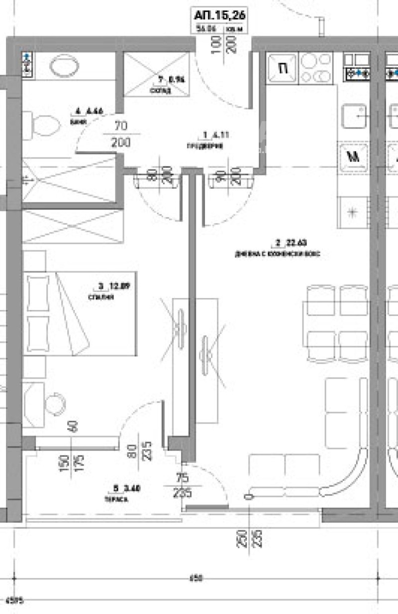 For Sale  1 bedroom Sofia , Malinova dolina , 65 sq.m | 46093722 - image [4]