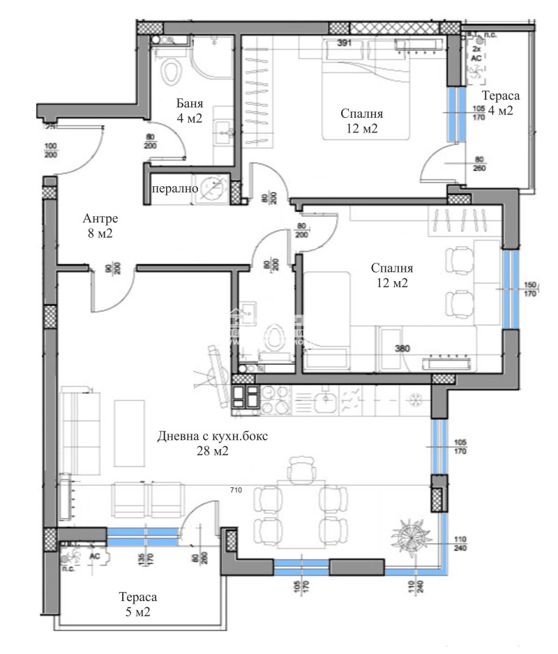 Na prodej  1 ložnice Plovdiv , Vastaničeski , 110 m2 | 48095136 - obraz [2]