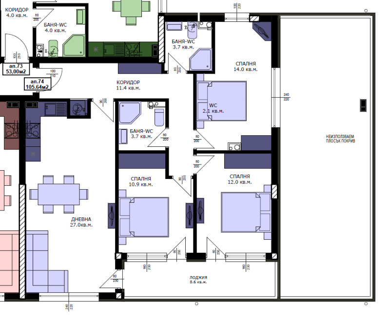 Продается  3 спальни Варна , Кайсиева градина , 119 кв.м | 86701767 - изображение [2]