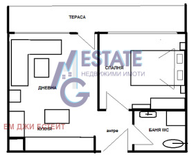 1 bedroom Simeonovo, Sofia 7