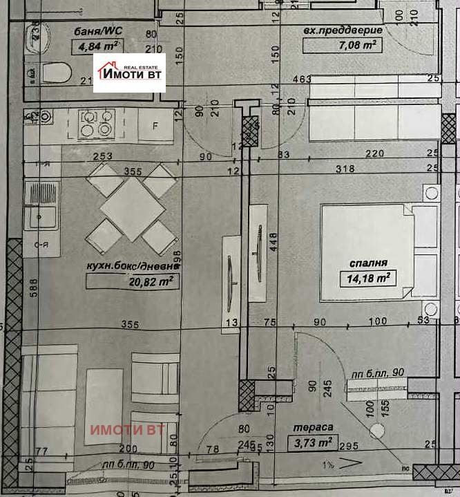 Продава 2-СТАЕН, гр. Велико Търново, Център, снимка 7 - Апартаменти - 52810474