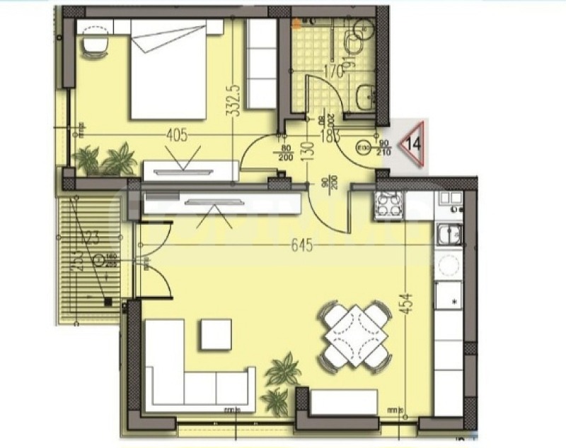 Продава 2-СТАЕН, гр. Варна, Левски 2, снимка 3 - Апартаменти - 53492647