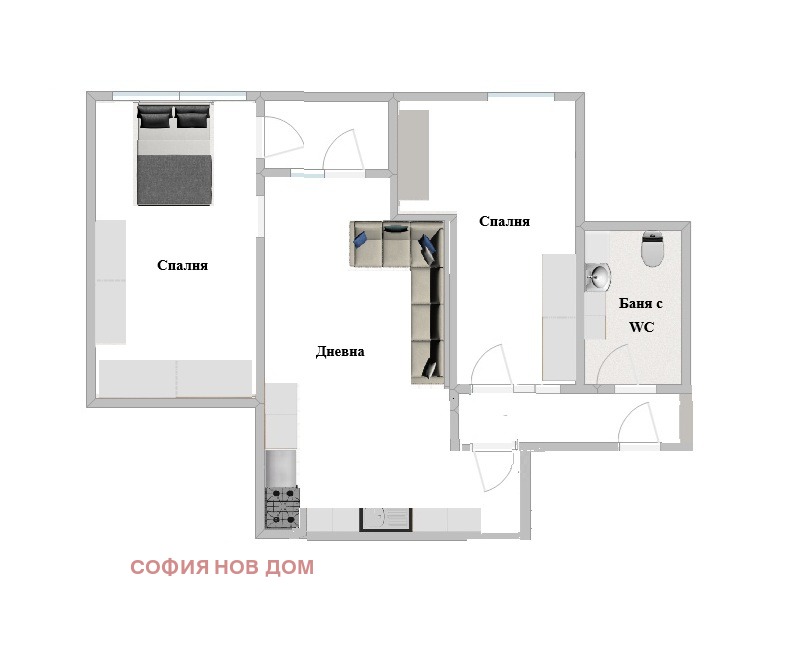 Продава 3-СТАЕН, гр. София, Редута, снимка 8 - Апартаменти - 55899008