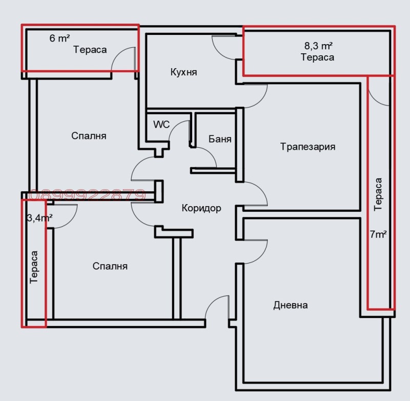 Продава МНОГОСТАЕН, гр. Шумен, Куршун чешма, снимка 11 - Апартаменти - 52589201