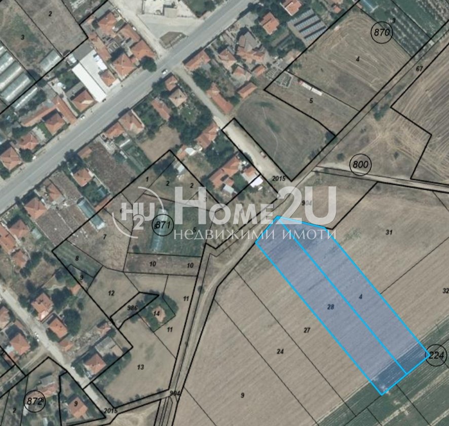 Продава ПАРЦЕЛ, гр. Първомай, област Пловдив, снимка 14 - Парцели - 53603870