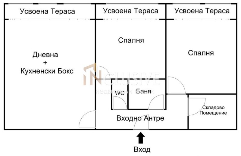 Продава 2-СТАЕН, гр. София, Толстой, снимка 8 - Aпартаменти - 47987814