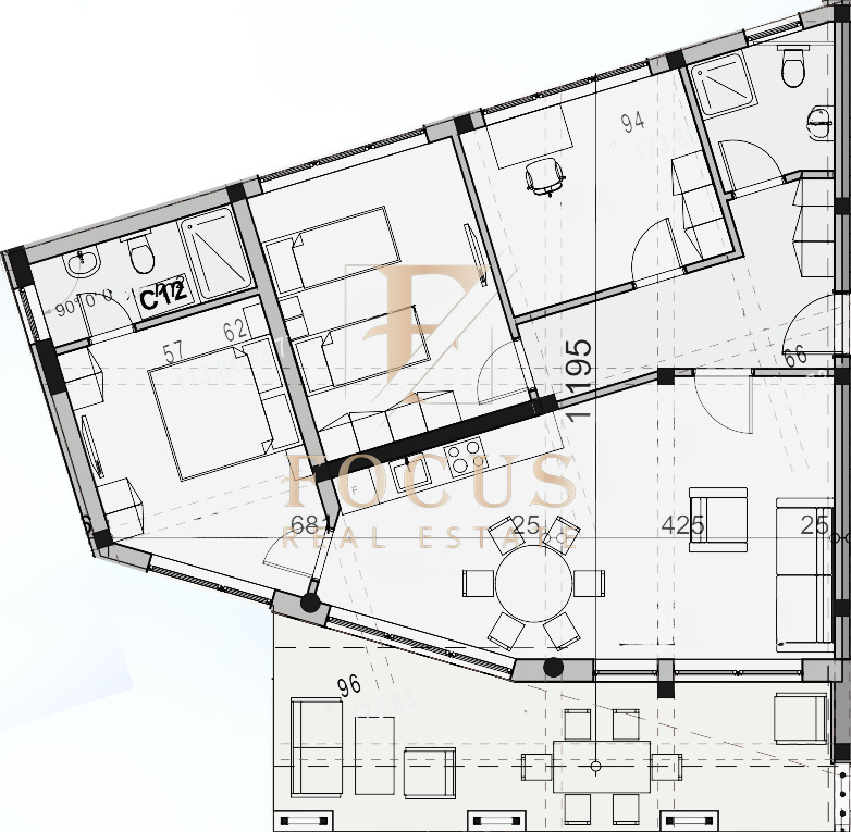 Продава 4-СТАЕН, гр. Пловдив, Коматево, снимка 1 - Aпартаменти - 48377902