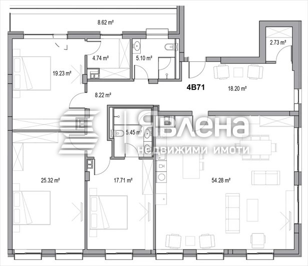 Продава 4-СТАЕН, гр. Пловдив, Христо Смирненски, снимка 6 - Апартаменти - 54093691