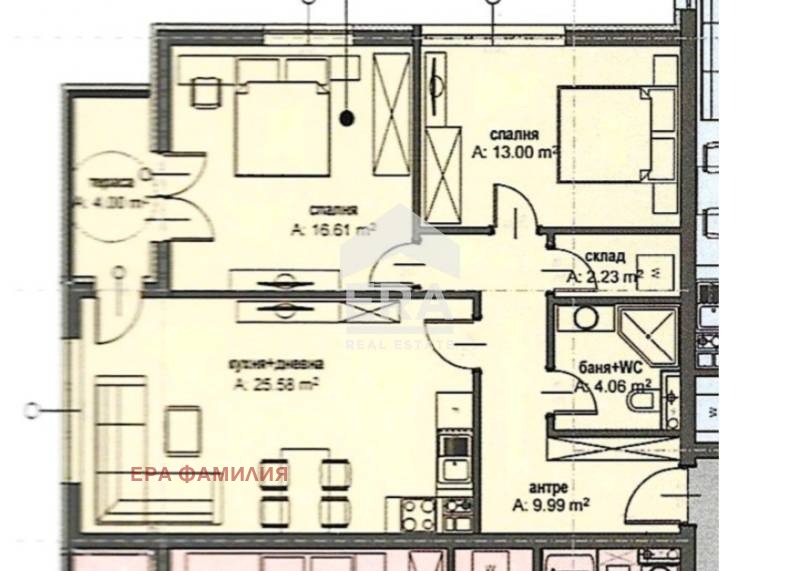 Продава 3-СТАЕН, гр. София, Малинова долина, снимка 2 - Апартаменти - 54190744