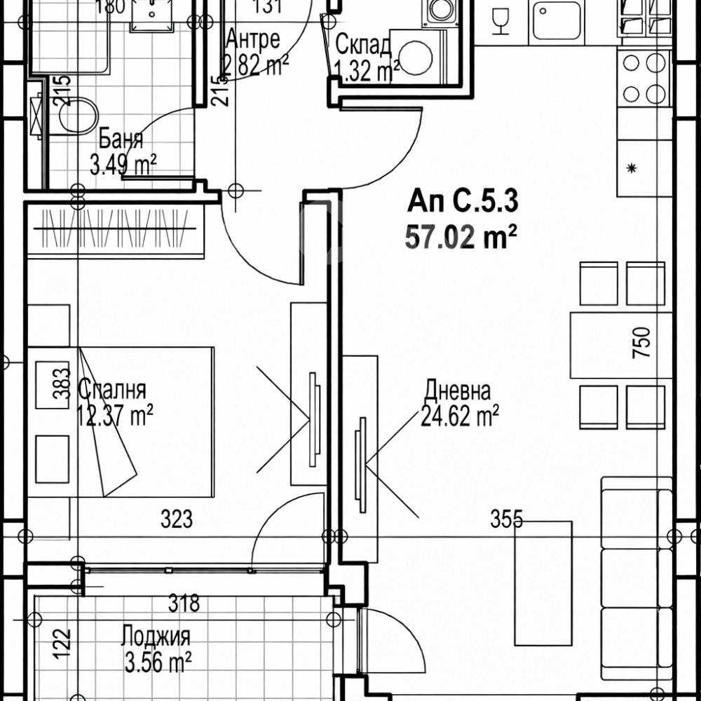 Продава 2-СТАЕН, гр. София, Манастирски ливади, снимка 3 - Апартаменти - 53607373