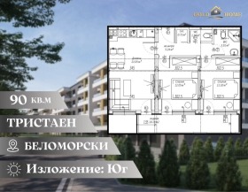 2 quartos Belomorski, Plovdiv