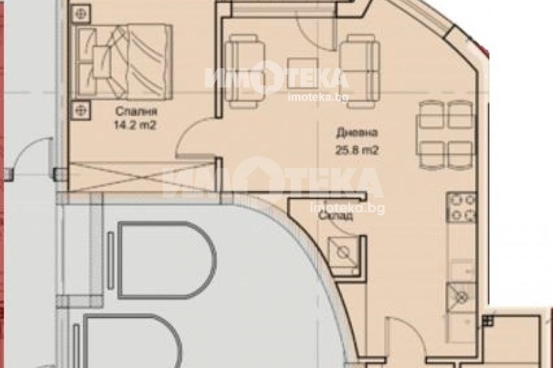 Продава ОФИС, гр. София, Манастирски ливади, снимка 3 - Офиси - 52132812