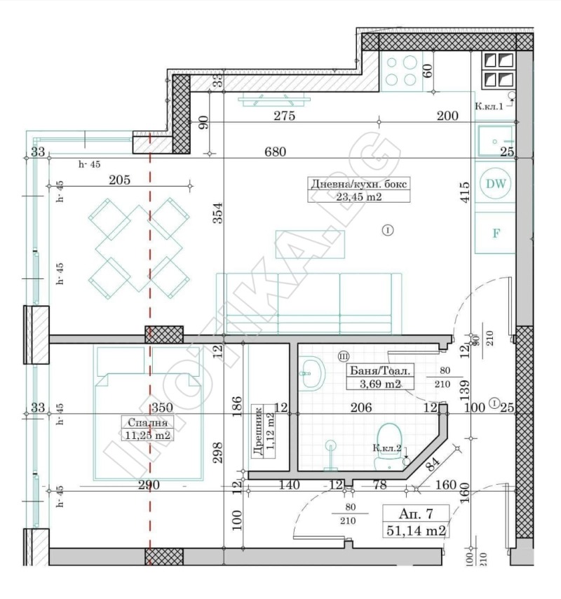 À venda  1 quarto Varna , Levski 1 , 59 m² | 44064033 - imagem [2]