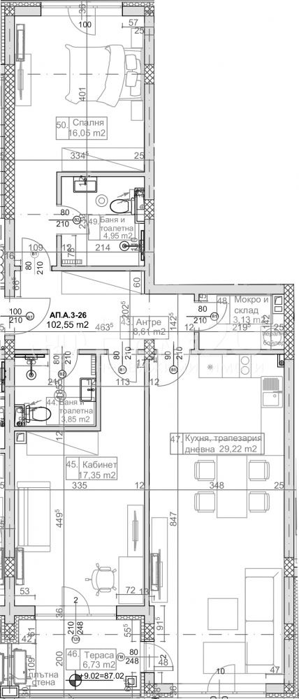 Продава 3-СТАЕН, гр. Варна, к.к. Слънчев ден, снимка 1 - Aпартаменти - 49004815