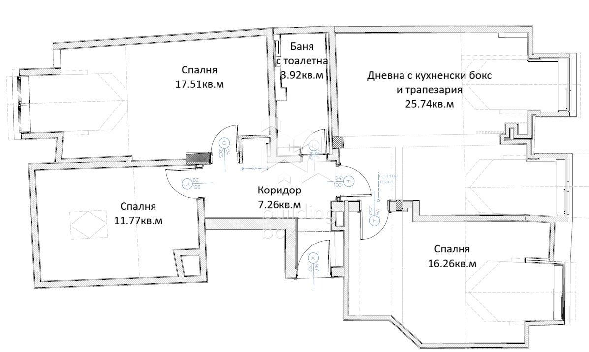 Продава 4-СТАЕН, гр. София, Оборище, снимка 15 - Апартаменти - 56412686