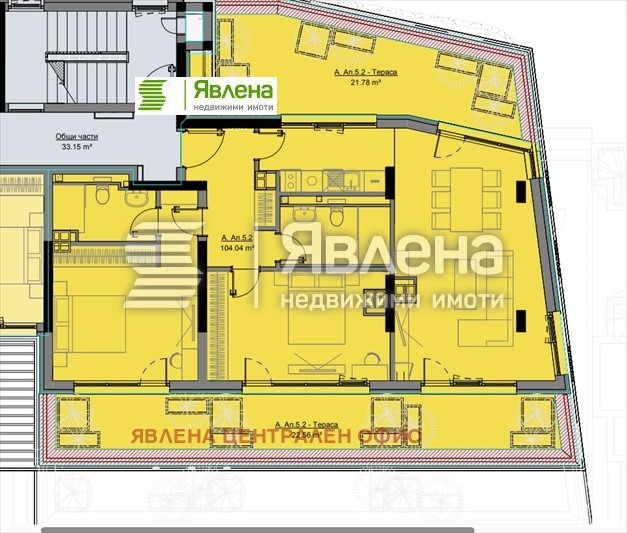 Продава 3-СТАЕН, гр. София, Кръстова вада, снимка 3 - Aпартаменти - 47110860