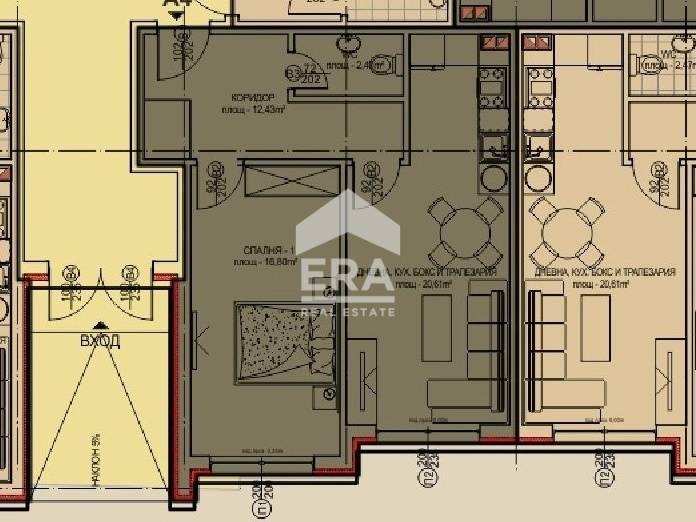Продава 2-СТАЕН, гр. Хасково, Младежки хълм, снимка 2 - Апартаменти - 54669057