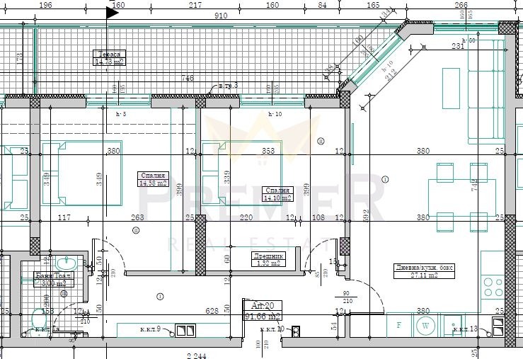 Продава 3-СТАЕН, гр. Варна, Владислав Варненчик 1, снимка 5 - Aпартаменти - 48432899