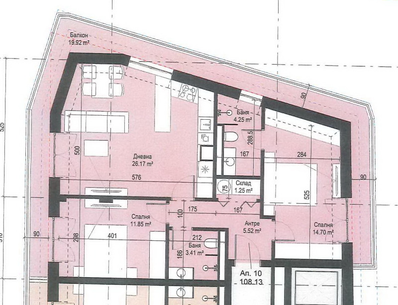 Продается  2 спальни София , Горна баня , 125 кв.м | 56615662 - изображение [2]