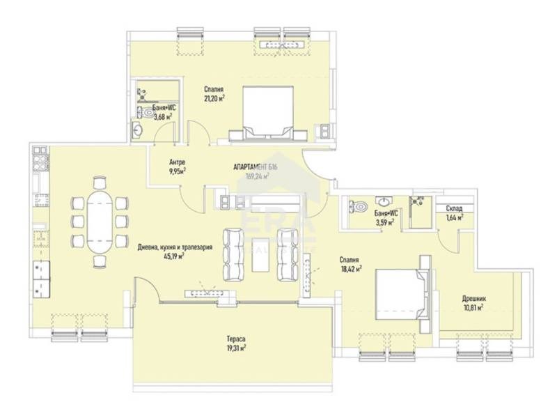 Zu verkaufen  2 Schlafzimmer Sofia , Lozenez , 201 qm | 79055094 - Bild [3]
